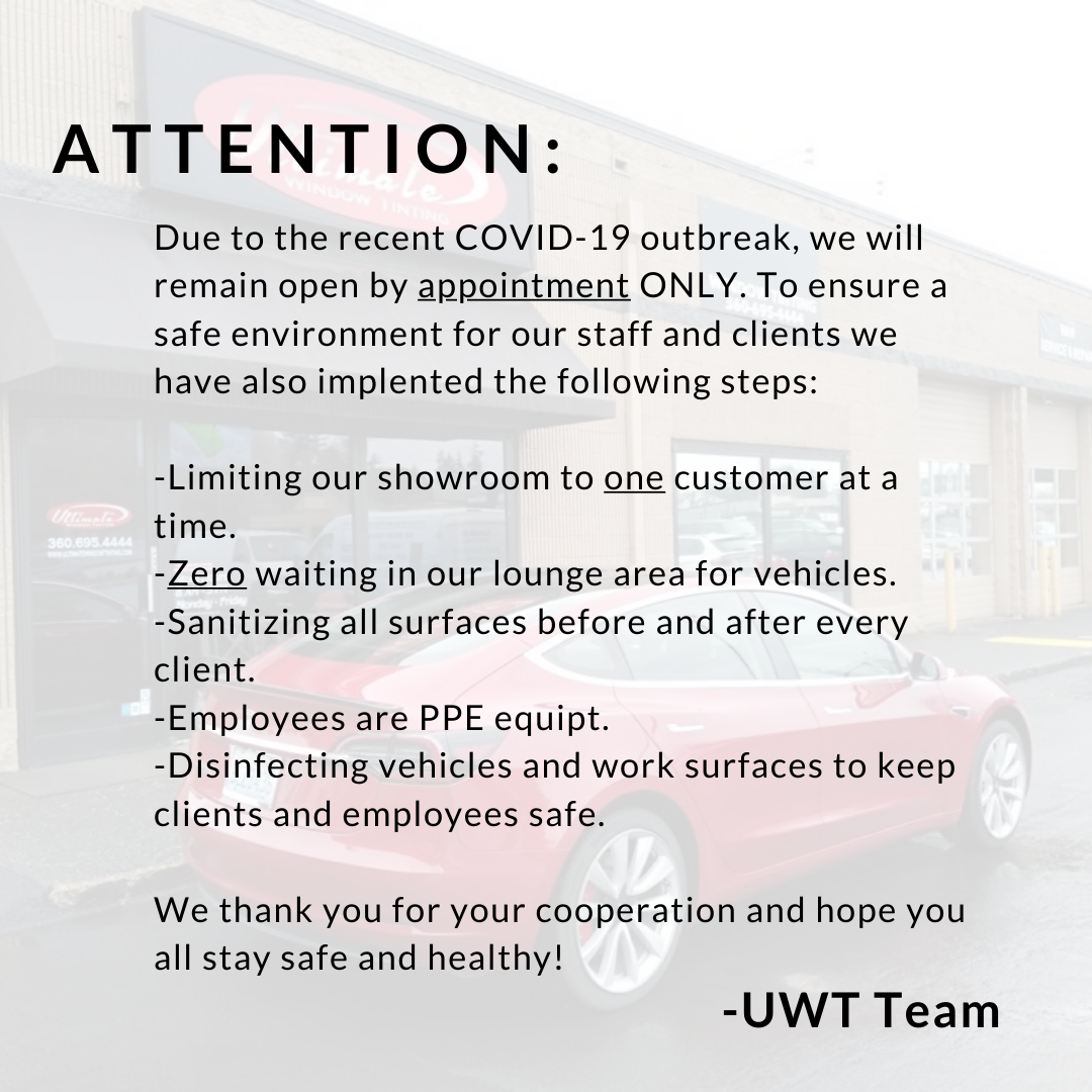Ultimate Window Tinting Tint & Paint Protection, Vancouver WA